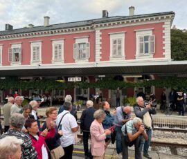 Množica ljudi na dogodku
